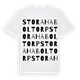 Stora Haboltorp ordlek t-shirt