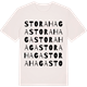 Vintage White t-shirt med Stora Haga ordlek t-shirt