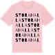 Pink Cotton t-shirt med Stora Halla ordlek t-shirt