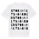 Stora Håltsagården ordlek t-shirt