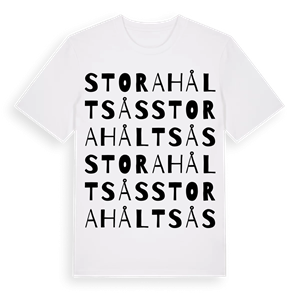 Stora Håltsås ordlek t-shirt – ekologisk bomull t-shirt från Pinshirt