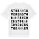 Stora Härveden ordlek t-shirt