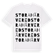 Stora Härvered ordlek t-shirt