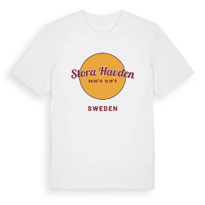 Stora Havden cirkel t-shirt – ekologisk bomull t-shirt från PinShirt