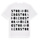 White t-shirt med Stora Höberg ordlek t-shirt