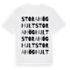 White t-shirt med Stora Höghult ordlek t-shirt