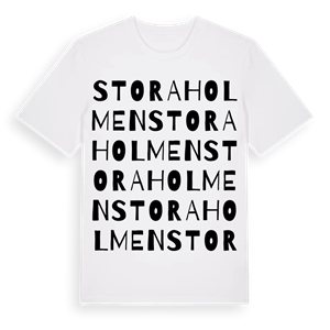Stora Holmen ordlek t-shirt – ekologisk bomull t-shirt från Pinshirt