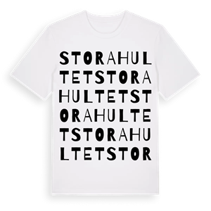 Stora Hultet ordlek t-shirt – ekologisk bomull t-shirt från Pinshirt