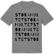 Mid Heather Gray t-shirt med Stora Hultet ordlek t-shirt