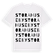 Stora Huseby ordlek t-shirt