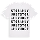 Stora Huvudet ordlek t-shirt