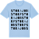 Blue Soul t-shirt med Stora Jonstorp ordlek t-shirt