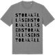 Mid Heather Gray t-shirt med Stora Källåsen ordlek t-shirt