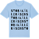 Blue Soul t-shirt med Stora Källeråsen ordlek t-shirt