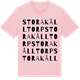 Pink Cotton t-shirt med Stora Kålltorp ordlek t-shirt