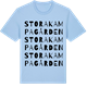 Blue Soul t-shirt med Stora Kampagården ordlek t-shirt