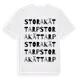 White t-shirt med Stora Kättarp ordlek t-shirt