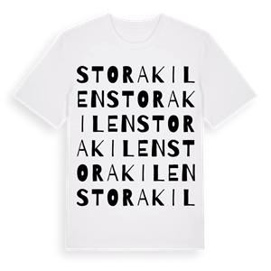 Stora Kilen ordlek t-shirt – ekologisk bomull t-shirt från PinShirt