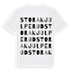 Stora Kjulperud ordlek t-shirt