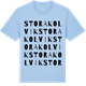 Blue Soul t-shirt med Stora Kolvik ordlek t-shirt