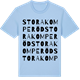 Blue Soul t-shirt med Stora Komperöd ordlek t-shirt