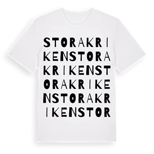 Stora Kriken ordlek t-shirt – ekologisk bomull t-shirt från Pinshirt
