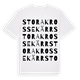 Stora Krossekärr ordlek t-shirt