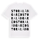 Stora Långared ordlek t-shirt