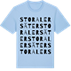 Blue Soul t-shirt med Stora Lersäter ordlek t-shirt
