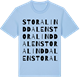 Blue Soul t-shirt med Stora Linddalen ordlek t-shirt