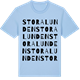 Blue Soul t-shirt med Stora Lunden ordlek t-shirt