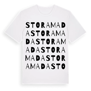 Stora Mada ordlek t-shirt – ekologisk bomull t-shirt från Pinshirt