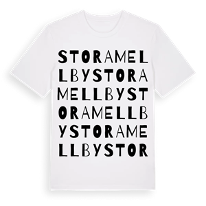 Stora Mellby ordlek t-shirt – ekologisk bomull t-shirt från Pinshirt