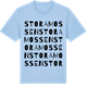 Blue Soul t-shirt med Stora Mossen ordlek t-shirt