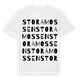 Stora Mossen ordlek t-shirt