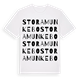 Stora Munkebo ordlek t-shirt