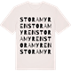 Vintage White t-shirt med Stora Myren ordlek t-shirt