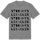 Mid Heather Gray t-shirt med Stora Myskebacken ordlek t-shirt