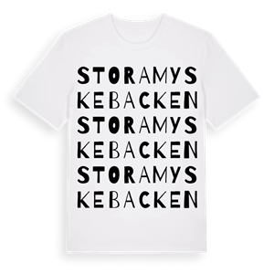 Stora Myskebacken ordlek t-shirt – ekologisk bomull t-shirt från Pinshirt