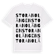 Stora Nolängen ordlek t-shirt