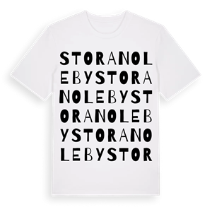 Stora Noleby ordlek t-shirt – ekologisk bomull t-shirt från Pinshirt