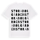 Stora Nolgården ordlek t-shirt