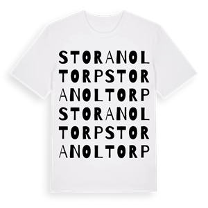 Stora Noltorp ordlek t-shirt – ekologisk bomull t-shirt från Pinshirt