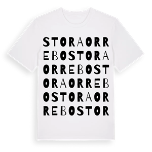 Stora Orrebo ordlek t-shirt – ekologisk bomull t-shirt från Pinshirt