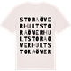 Vintage White t-shirt med Stora Överhult ordlek t-shirt