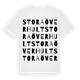 Stora Överhult ordlek t-shirt