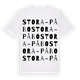Stora-Påbo ordlek t-shirt