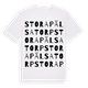 Stora Pälsatorp ordlek t-shirt
