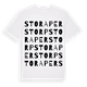 White t-shirt med Stora Perstorp ordlek t-shirt