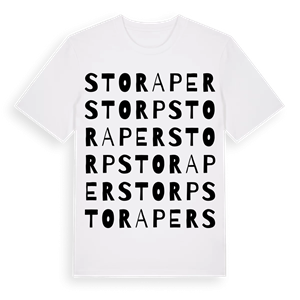 Stora Perstorp ordlek t-shirt – ekologisk bomull t-shirt från Pinshirt